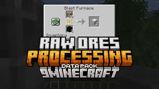 Raw Ores Processing Data Pack (1.21.3, 1.20.1) – Smelt Raw Ore Blocks with Ease