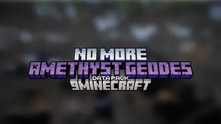 No More Amethyst Geodes Data Pack (1.21.1, 1.20.1) – A Clearer Underground