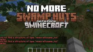 No More Swamp Huts Data Pack (1.21.1, 1.20.1) – Clean and Peaceful Swamps