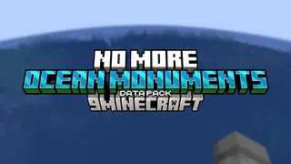 No More Ocean Monuments Data Pack (1.21.1, 1.20.1) – Removes ocean monuments from the world generation