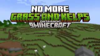 No More Grass and Kelp Data Pack (1.21.1, 1.20.1) – A Cleaner and Minimalist Landscape