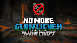 No More Glow Lichen Data Pack (1.21.1, 1.20.1) – A Cleaner Underground Environment