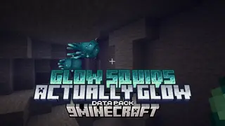 Glow Squids Actually Glow Data Pack (1.21.1, 1.20.1) – Illuminate Your Underwater Adventures