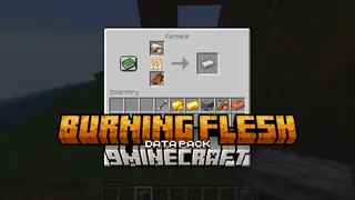 Burning Flesh Data Pack (1.21.1, 1.20.1) – Turn Rotten Flesh into Fuel