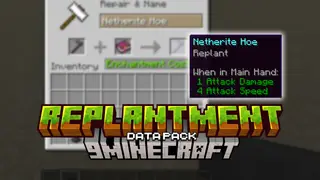 Replantment Data Pack (1.21.1, 1.21) – Auto-Replant Enchantment