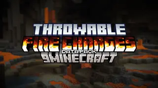 Throwable Fire Charges Data Pack (1.21.1, 1.20.1) – Craftable Fireballs for Combat