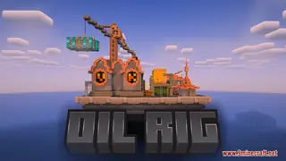 Minecraft Oil Rig Map (26.2, 1.20.1) – Industrial Engineering Recreation