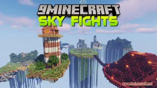 Sky Fights Map (26.2, 1.20.1) – Fight Among The Clouds