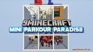 Mini Parkour Paradise Map (26.2, 1.20.1) – 9-Level Challenge
