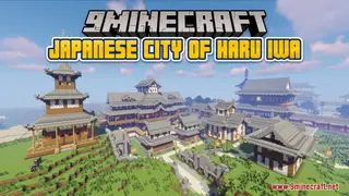 Japanese City of Haru Iwa Map (26.2, 1.20.1) – Edo Period