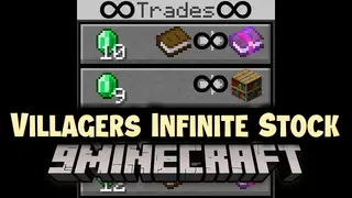 Villagers Infinite Stock Data Pack (1.21.1, 1.20.1) – Trading without Cooldown
