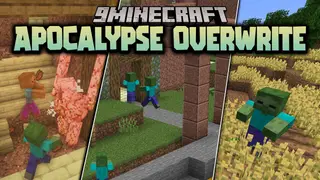Apocalypse Overwrite Data Pack (1.21.1, 1.20.1) – Modern Structures, Zombie Apocalypse