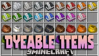 Dyeable Items Data Pack (1.21.1, 1.21) – Experience The Joy Of Customization