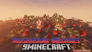 Mushroom Villages Data Pack (1.21.1, 1.20.1) – Elevate Vanilla Villages with Fungal Wonder!