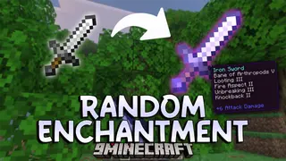 Random Enchantment Addon (26.x, 1.21) – Gain Random Enchantments From Breaking Blocks