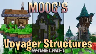Moogs Voyager Structures Addon (26.x, 1.21) – Over One Hundred New Structures