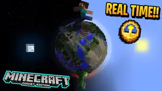 Sync Minecraft Time with Real-Time Addon (26.x, 1.21) – MCPE/Bedrock