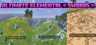 Ultimate Elemental Swords Addon (26.x, 1.21) – MCPE/Bedrock Mod