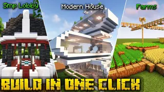 Structure In One Click Addon (26.x, 1.21) – MCPE/Bedrock Mod