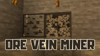 Ore Vein Miner Addon (26.x, 1.21) – MCPE/Bedrock Mod