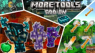 More Tools Addon (26.x, 1.21) – MCPE/Bedrock Mod