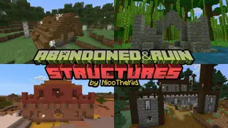 Abandoned & Ruin Structures Addon (26.x, 1.21) – MCPE/Bedrock Mod