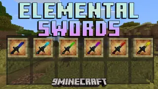NasaRemixs Elemental Swords Addon (26.x, 1.21) – Master Elemental Weapons And Magic Spells