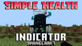 Simple Health Indicator Addon (26.x, 1.21) – Display Floating Health Bars Above Entities
