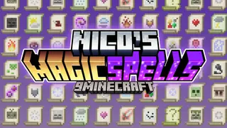 Nicos Magic Spells Addon (26.x, 1.21) – Master Over 70 Custom Spell Scrolls And Wands