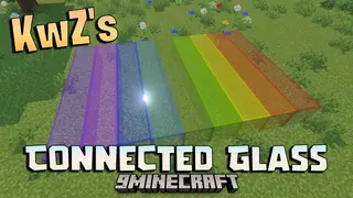 KwZs Connected Glass Addon (26.x, 1.21) – Connect Glass Blocks Without Visible Lines