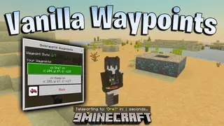 Vanilla Waypoints Addon (26.x, 1.21) – Create Custom Waypoints To Teleport Instantly