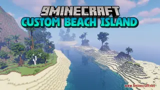 Custom Beach Island Map (26.2, 1.20.1) – Survival Friendly