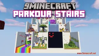 Parkour Stairs Map (26.2, 1.20.1) – Jump Up The Stairs!
