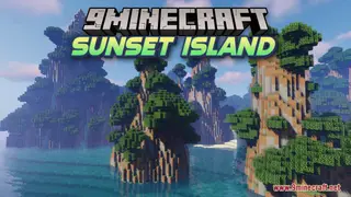 Sunset Island Map (26.2, 1.20.1) – Stunning Survival Landscape