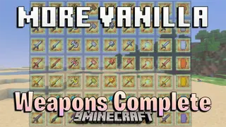 More Vanilla Weapons Complete Addon (26.x, 1.21) – Craft Custom Maces And Battle Axes