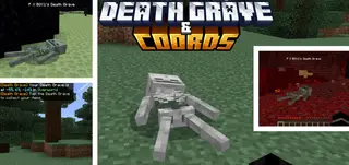 Death Grave and Coords Addon (26.x, 1.21) – MCPE/Bedrock