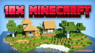 10X Minecraft Map (26.2, 1.20.1) – Giant Survival Challenge