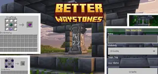Better Waystones Addon (26.x, 1.21) – Craftable Waystones for Fast Travel