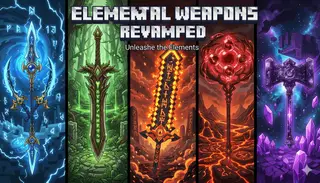 Elemental Weapons Revamped Addon (26.x) – 7 Anime Ritual Katanas