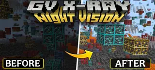 X Ray with Night Vision Addon (26.x, 1.21) – Find Ores in Dark