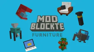 Modblockte Furniture Addon (1.21) – Farming, Decor & Machines