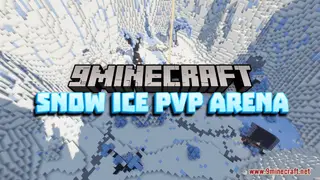 Snow Ice Themed PvP Arena Map (26.2, 1.20.1) – Battle in the IceSnow