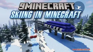 Skiing in Minecraft Map (26.2, 1.20.1) – Mount Ignis