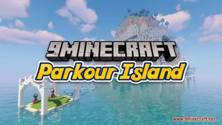 Parkour Island Map (26.2, 1.20.1) – A Spiraling Challenge