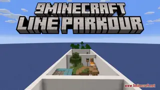 Line Parkour Map (26.2, 1.20.1) – A Thrilling Dash
