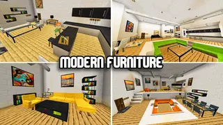 Modern Furniture Addon (26.x, 1.21) – MCPE/Bedrock Mod