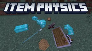 Raiyon's Item Physics Addon (26.x, 1.21) – MCPE/Bedrock Mod