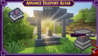 Advance Teleport Altar Addon (26.x, 1.21) – MCPE/Bedrock