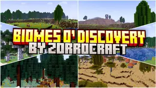 Biomes O' Discovery Addon (26.x, 1.21) – MCPE/Bedrock Mod
