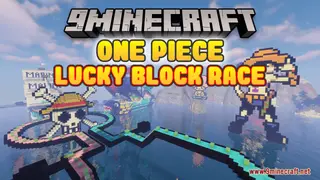 One Piece Lucky Block Race Map (26.2, 1.20.1) – Epic Race Awaits
